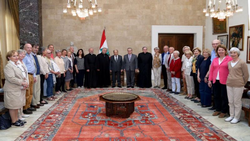 عون لدى استقباله وفدًا فرنسيًا أميركيًا: الدول مغذية الإرهاب لا تؤمن بالديموقراطية ولا بحقوق الانسان